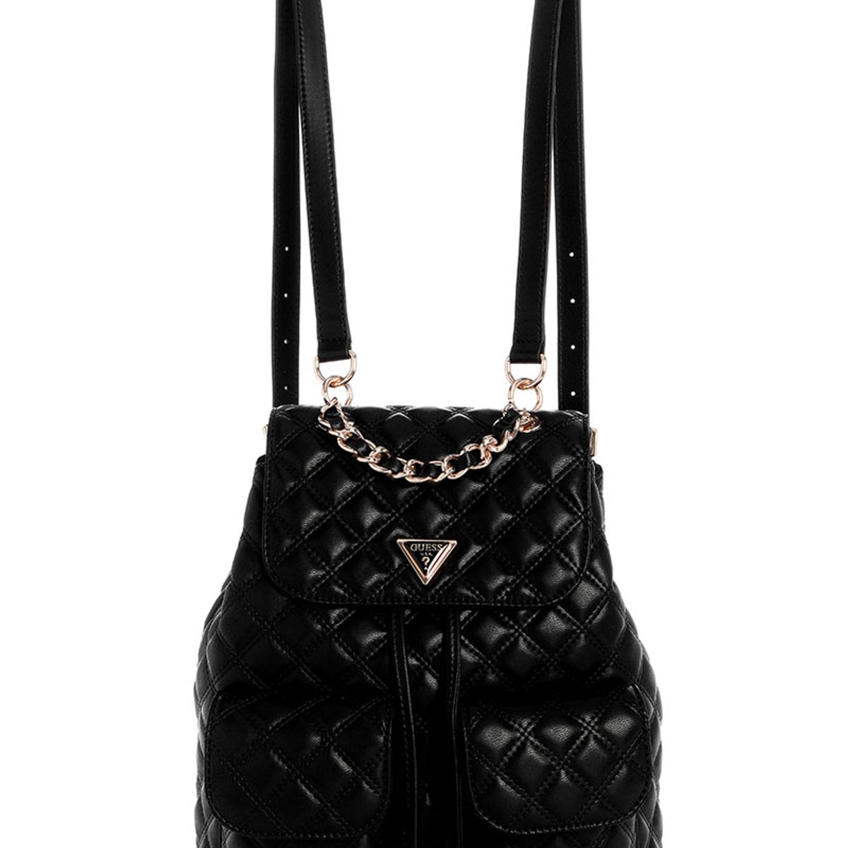 GUESS - Mochila Giully Ii Flap Backpack Negro