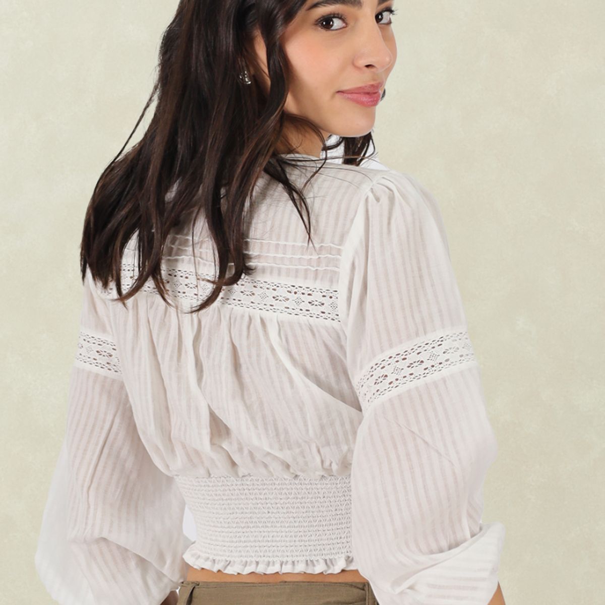 TENTATION - Top Elasticado Blanco Tentation