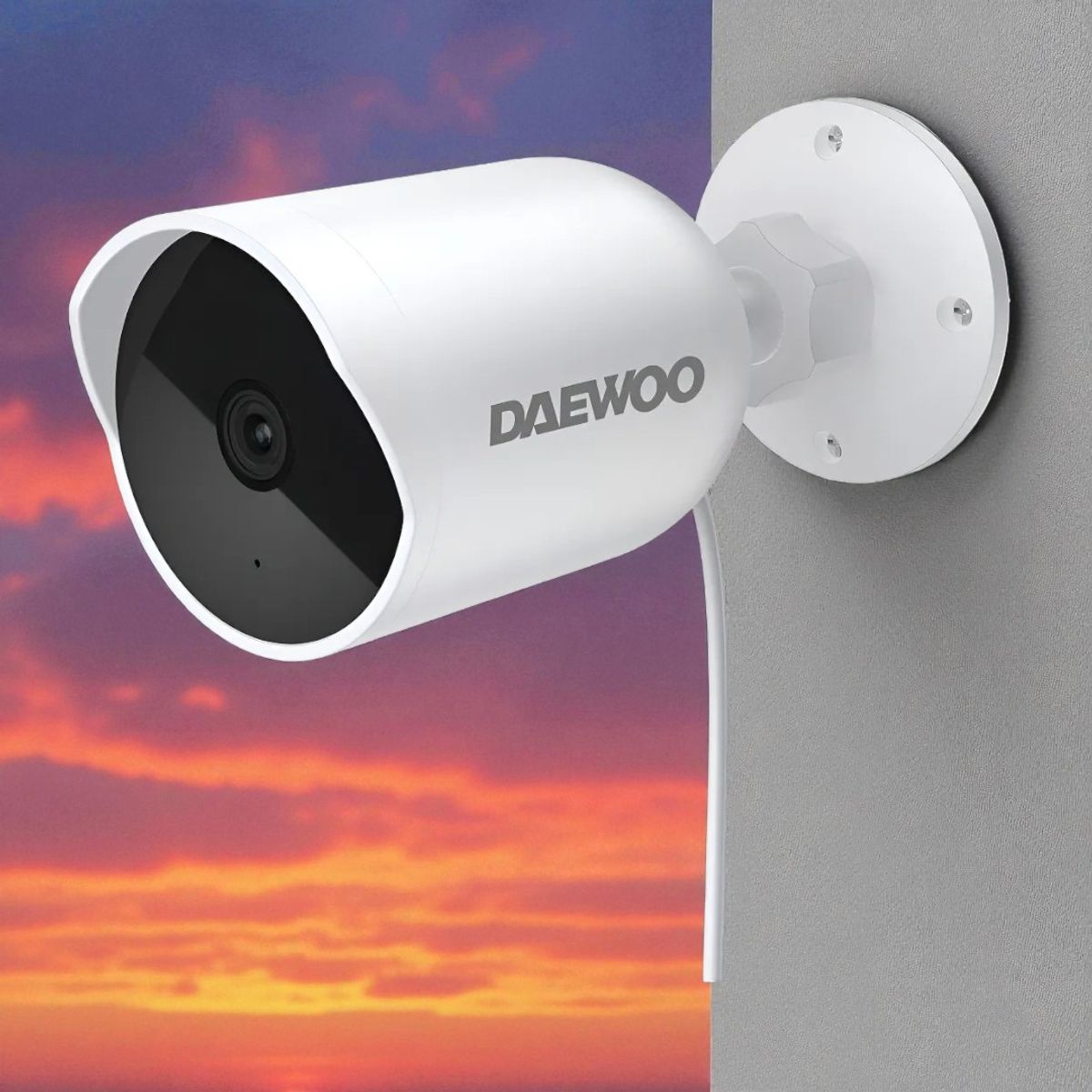 DAEWOO - Camara Seguridad Wifi Full HD Intext Vis Noc Audio Detec Mov Grab