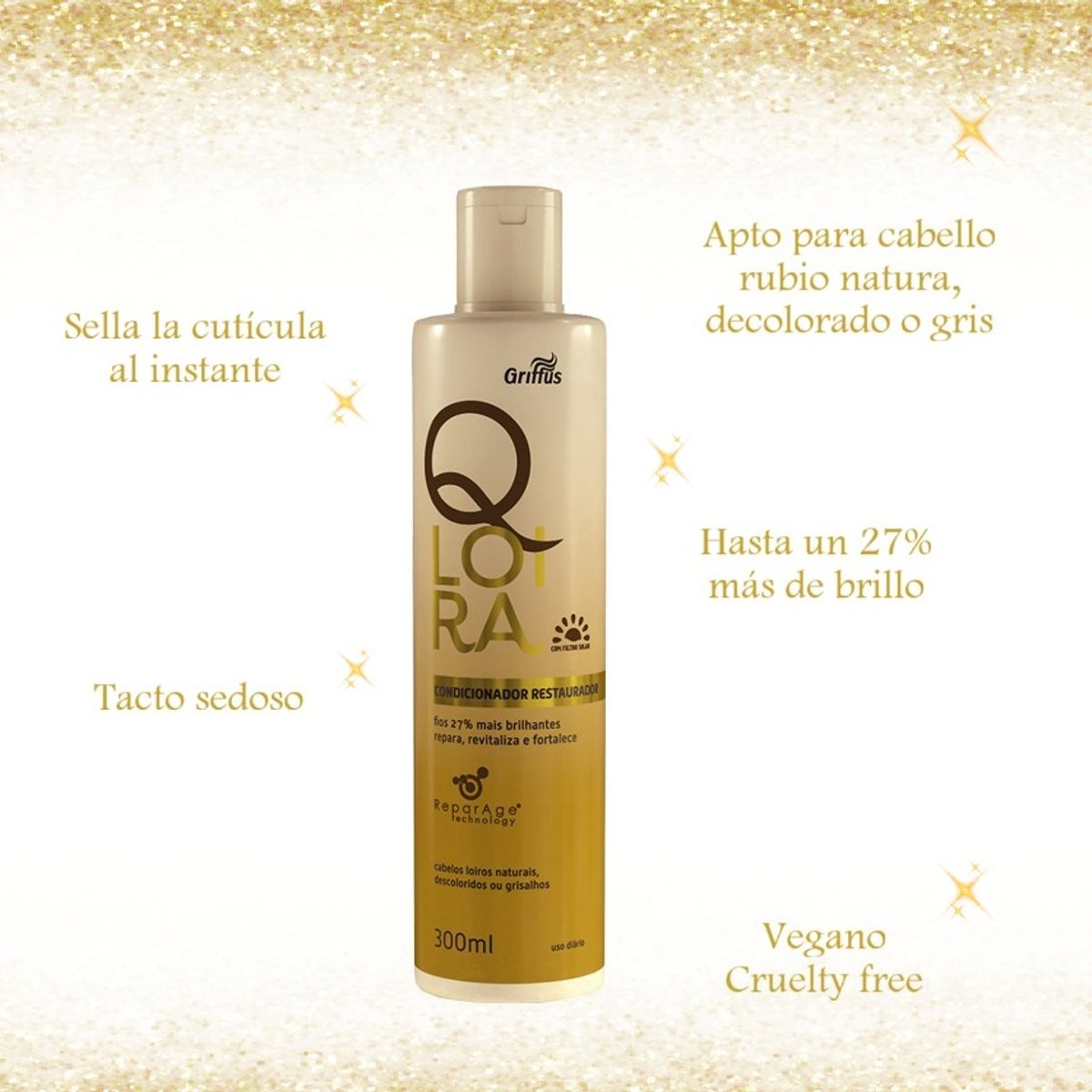 GRIFFUS - ACONDICIONADOR Q LOIRA RESTAURADOR 300ML GRIFFUS