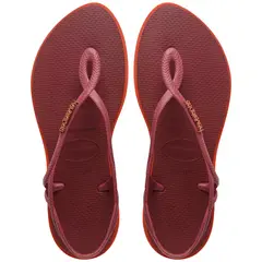 HAVAIANAS - Sandalia Mujer Luna Point Burdeo