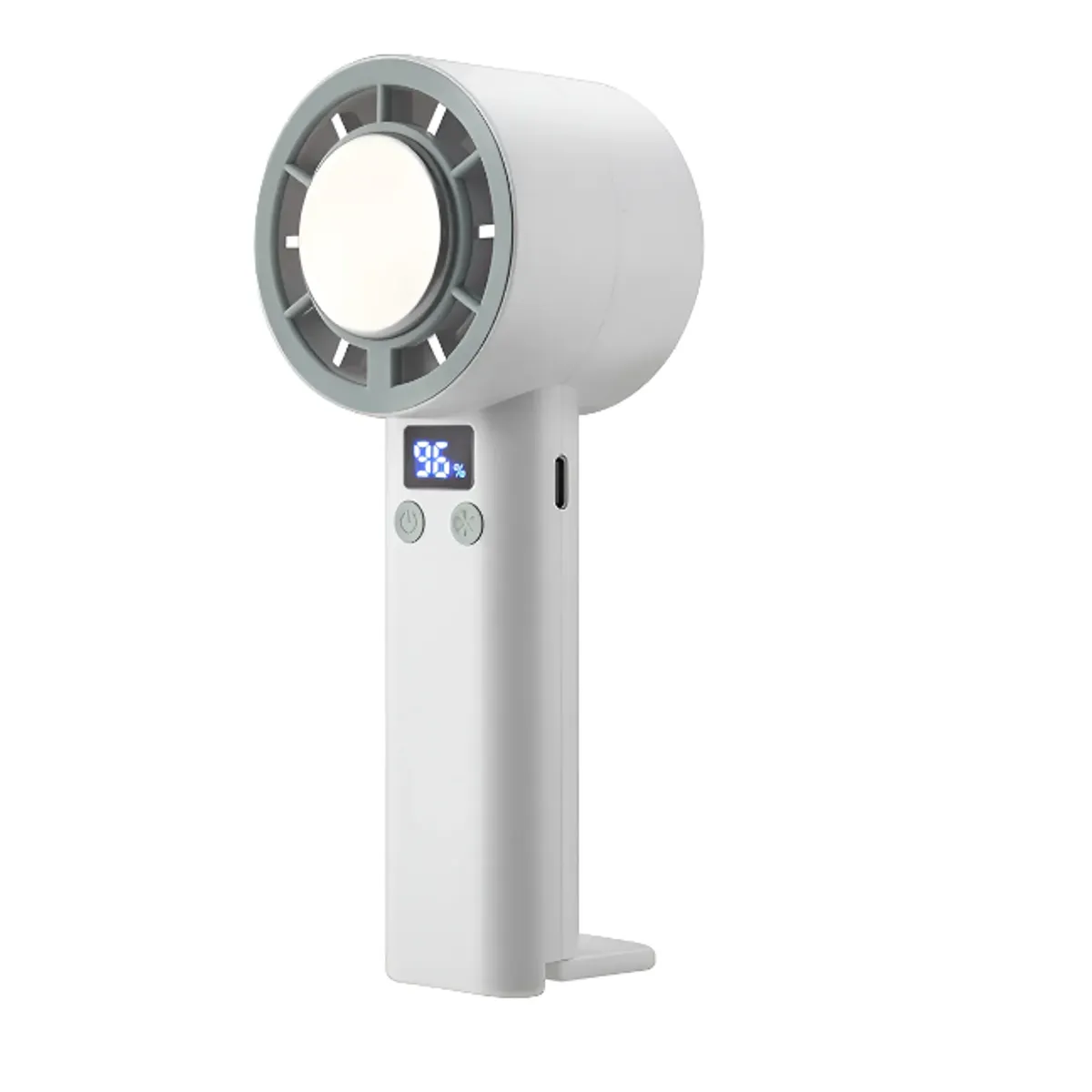 GENERICO - Mini Ventilador De Mano Portátil Soporte Plegable Y Pantalla