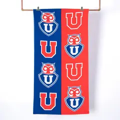 MASHINI - Toalla De Playa U de chile Gan Equipo 140x70 Cm Microfibra