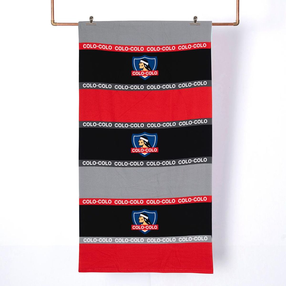 MASHINI - Toalla De Playa  Colo Colo Tricolor 140x70 Cm Microfibra