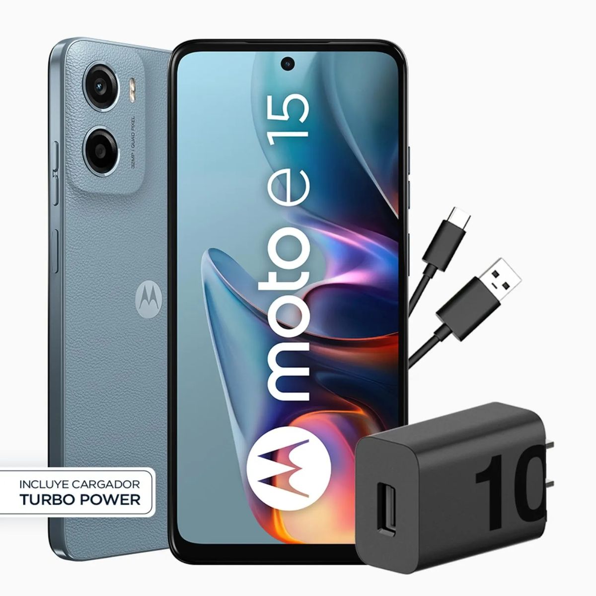 MOTOROLA - Motorola E15 2GB RAM 64GB Batería 5200 mah Azul