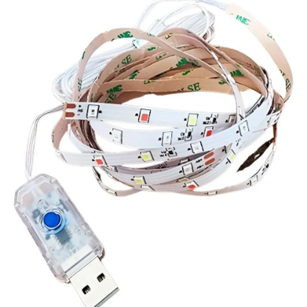 GENERICO - Tira Luz Led Usb Multicolor Luces Led 180l3m