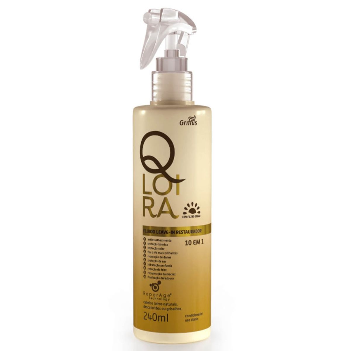GRIFFUS - LEAVE-IN ACONDICIONADOR Q LOIRA RESTAURADOR 240ML GRIFFUS