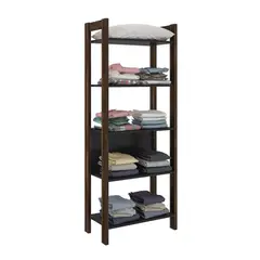 TECNOMOBILI - Estante 5 Niveles 65x165.5x35 cm Nogal