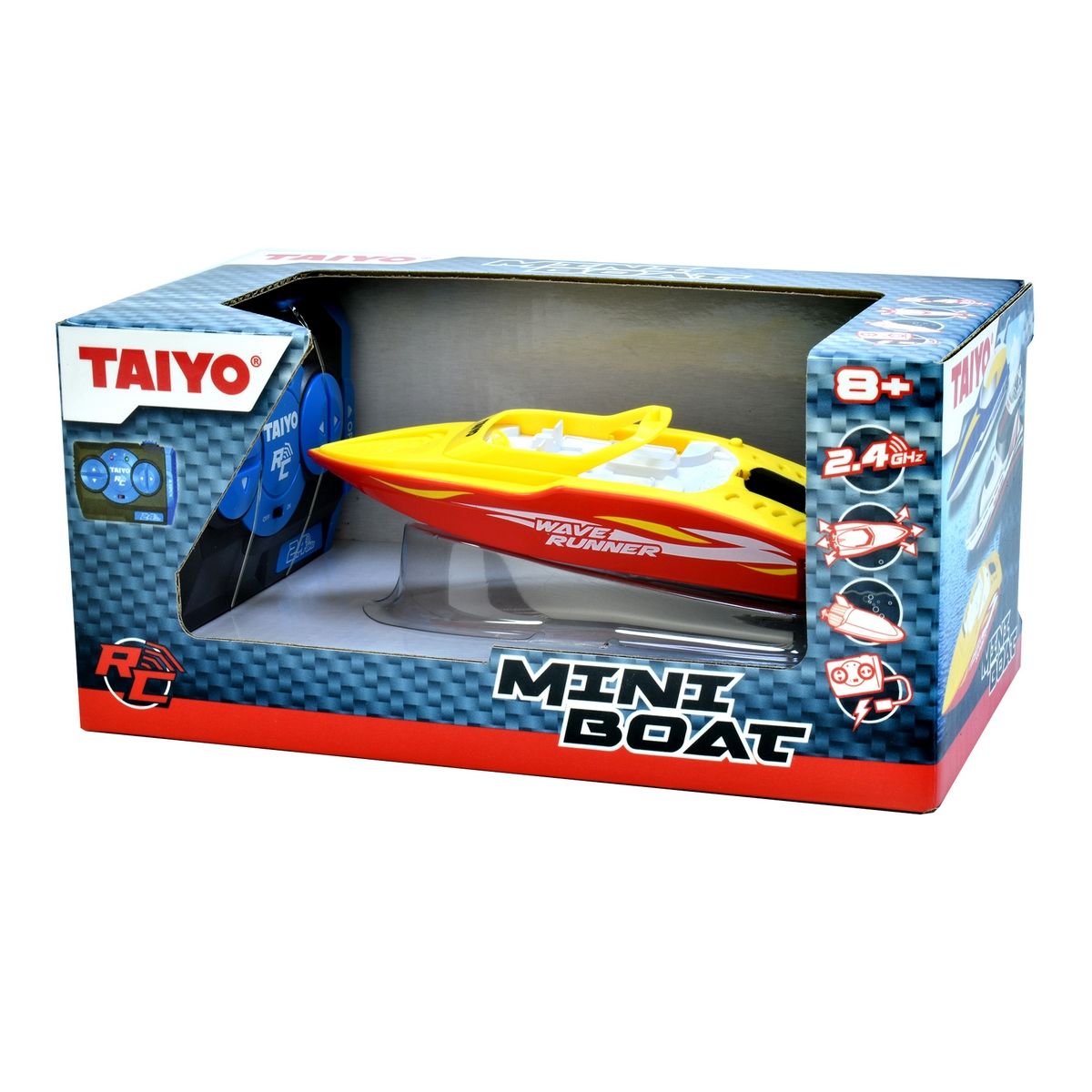 ANSALDO - Lancha Radio Controlada Wave Runner Con Batería De Litio