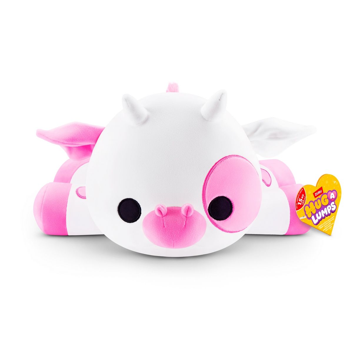 ANSALDO - Peluche Blandito Mediano Hug-A-Lumps De Zuru - Clover Vaca