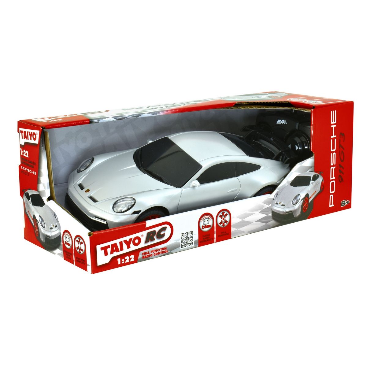 ANSALDO - Auto Radio Controlado Porsche 911 Gt3 Escala 1:22 Taiyo