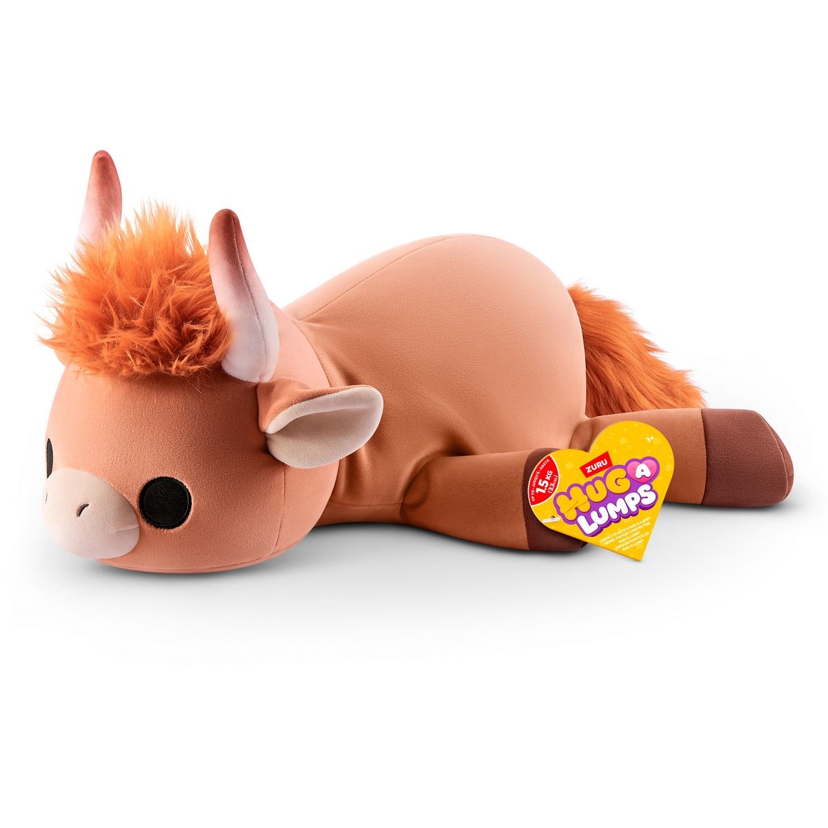 ANSALDO - Peluche Blandito Hug-A-Lumps De Zuru - Holly Vaca Peluda