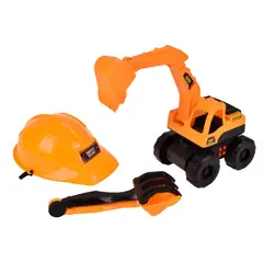 ANSALDO - Máquina Retroexcavadora Con Casco Y Sonidos