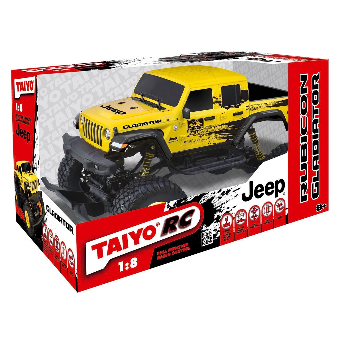 ANSALDO - Jeep Radio Controlado Gladiator Escala 1:22 Batería De Litio