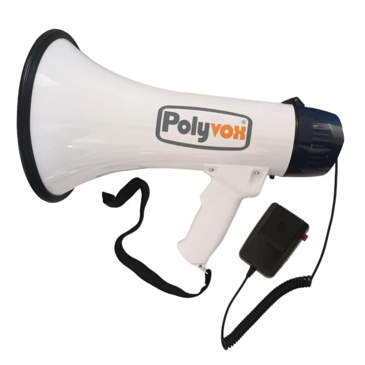 POLYVOX - Megafono Portatil de 20W Polyvox PYV-110A Blanco