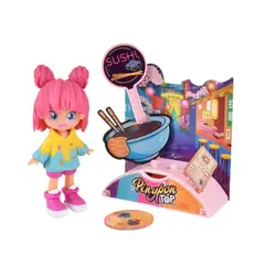 PINYPON - Muñeca 11 Cm Foodie Girls Top - Sushi
