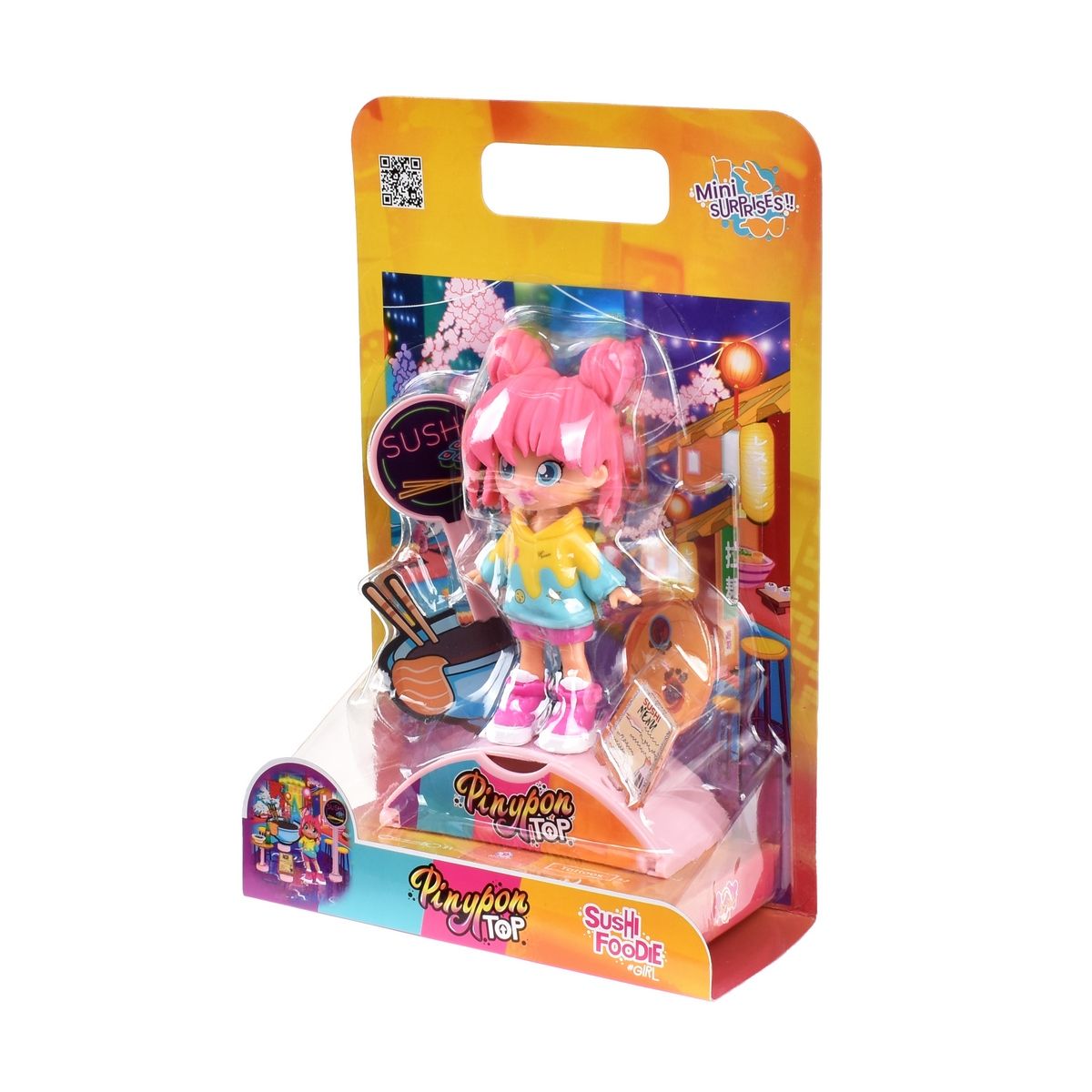 PINYPON - Muñeca 11 Cm Foodie Girls Pinypon Top - Sushi