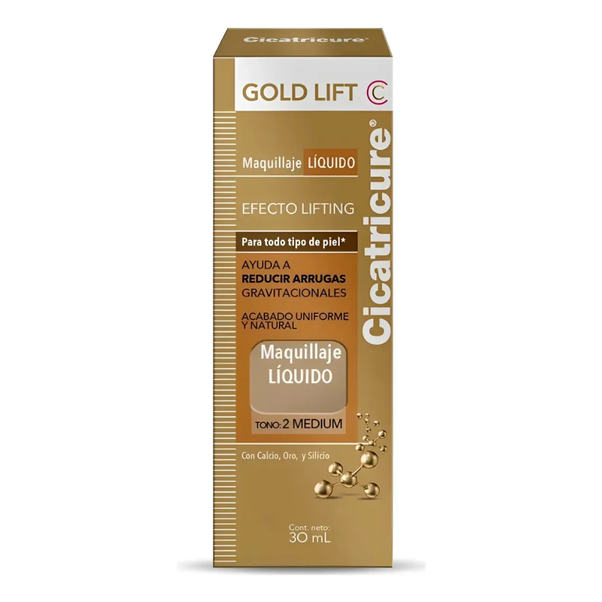 CICATRICURE - Cicatricure Maquillaje Gold Lift Medio 30ml