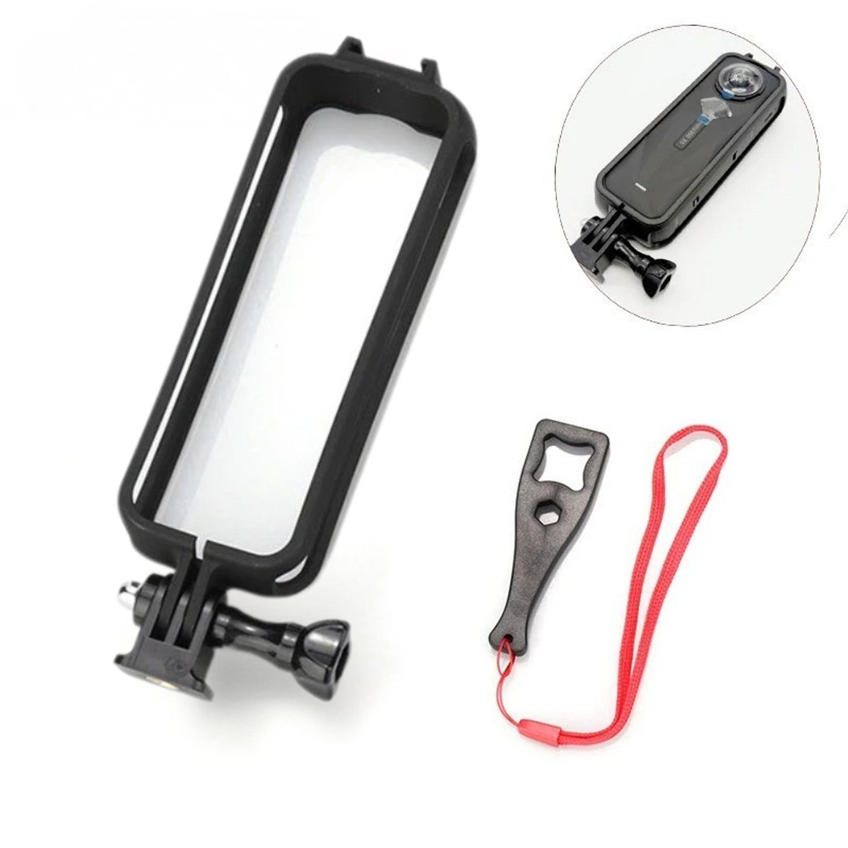 TELESIN - Marco protector Insta360 X5 con ajuste perfecto y seguro