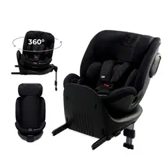 KINDERKRAFT - Silla de auto Todo en Una XRIDER 2 i-Size Negro