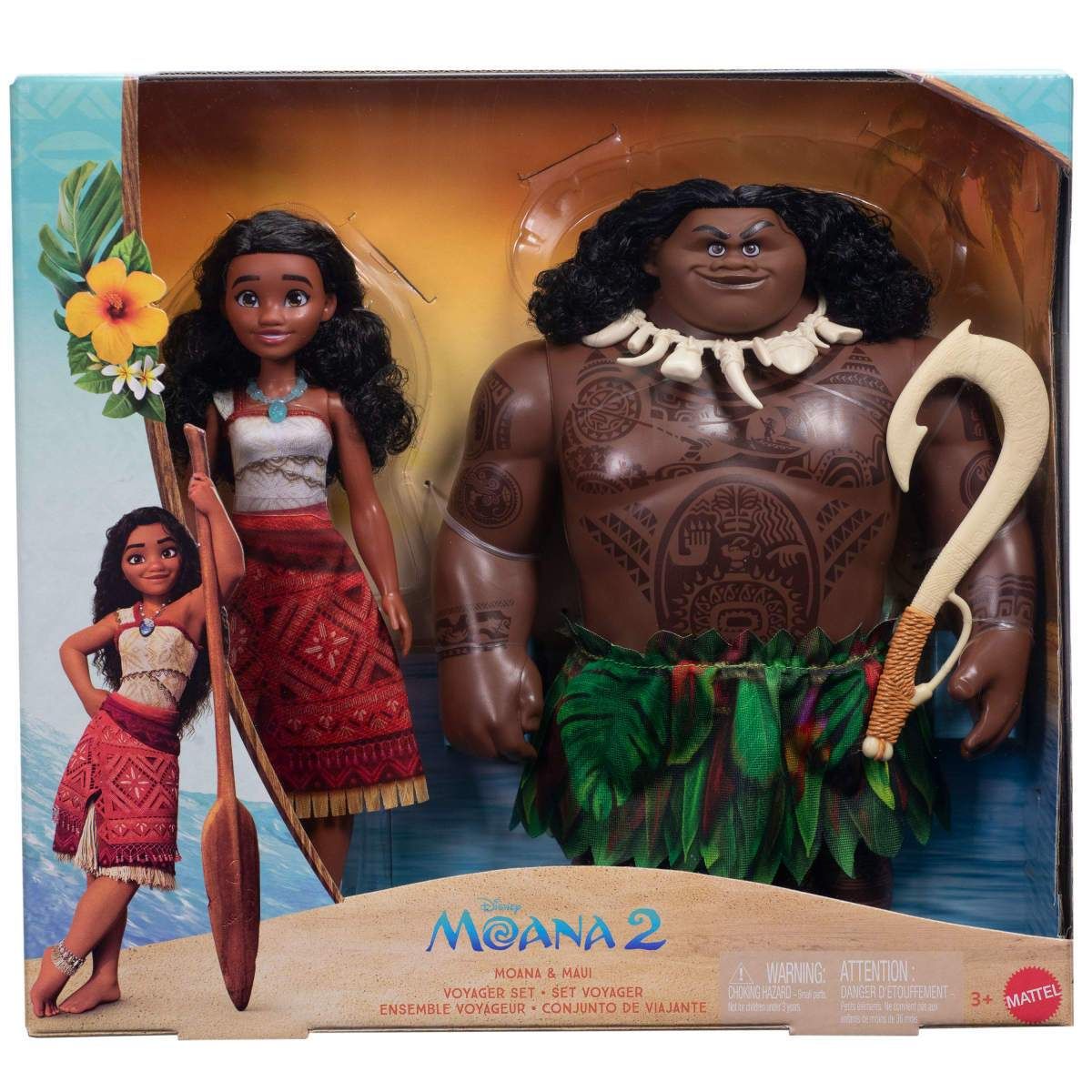 DISNEY - Disney Princesas Moana Garland Demigod & Hero 2 Pack