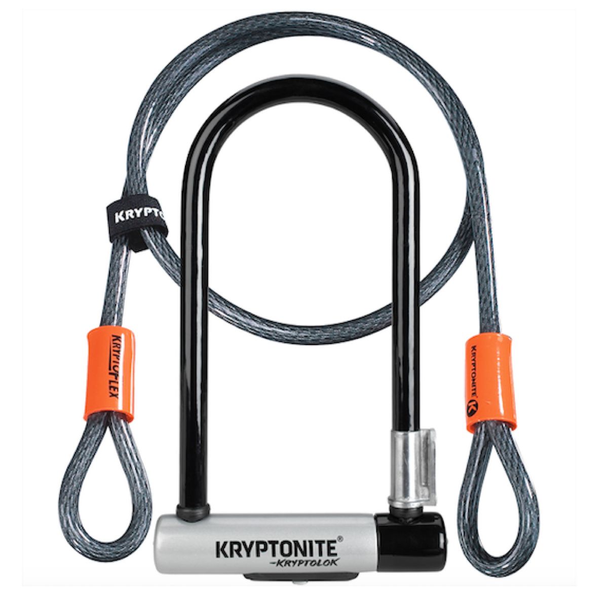 KRYPTONITE - Candado U Lock Kryptonite New Kryptolok Std con Cable
