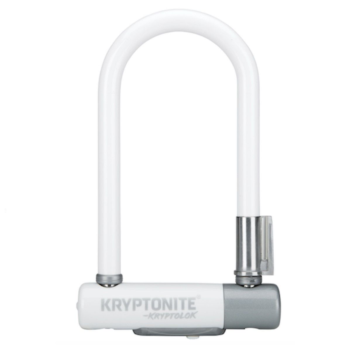 KRYPTONITE - Candado U Lock Kryptonite New Kryptolok Mini 7 Blanco