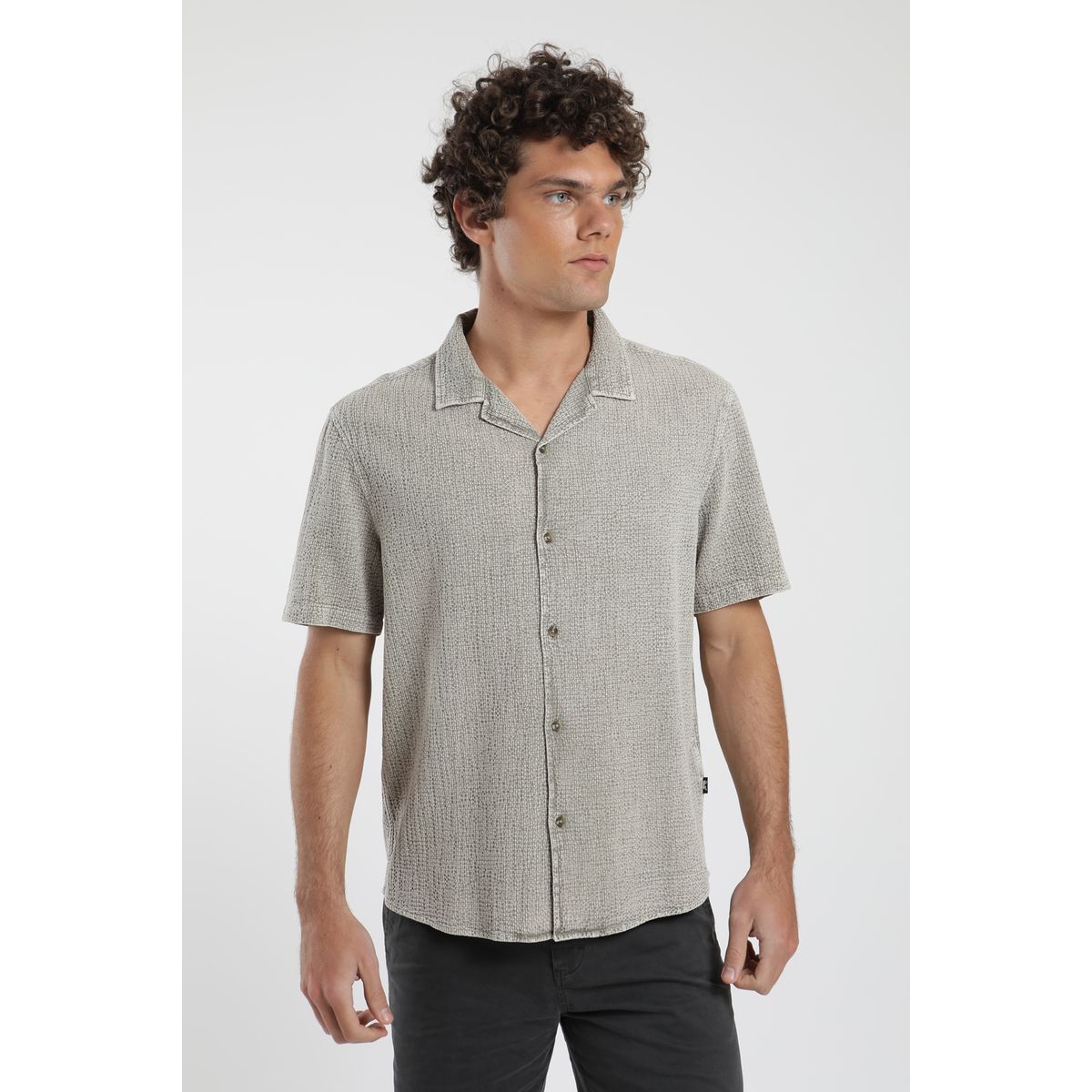 FROENS - Camisa  Manly Hombre -Algodón Organico