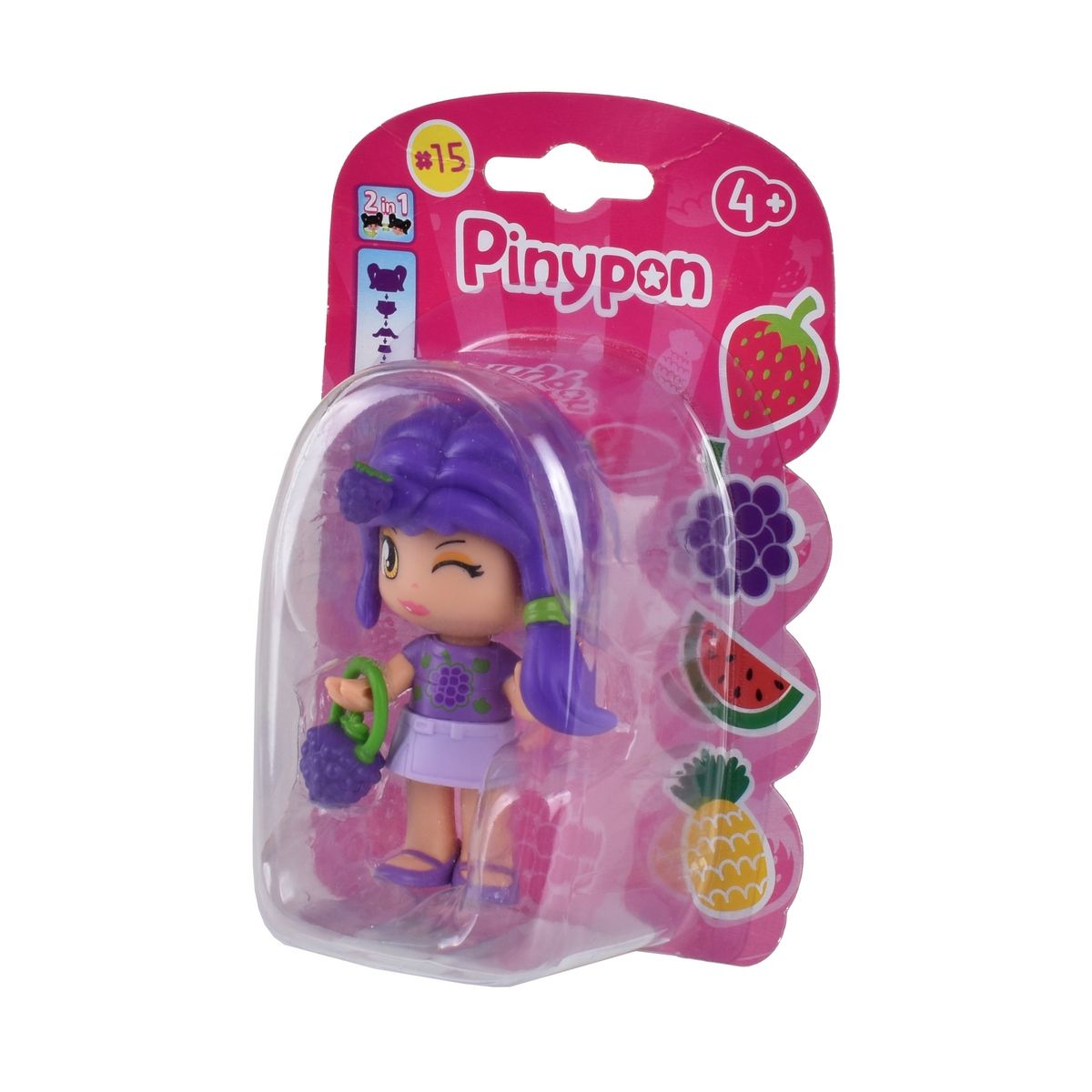 PINYPON - Muñeca Pinypon Con Accesorio - Morado