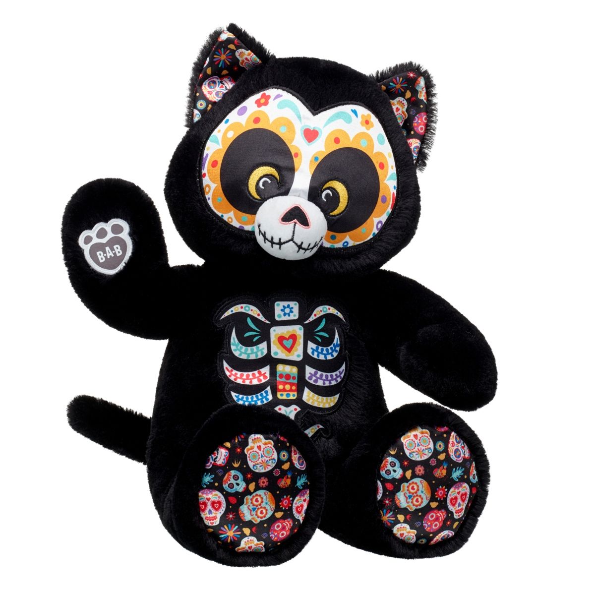 BUILD A BEAR - Peluche Gato Dia De Los Muertos Build-A-Bear