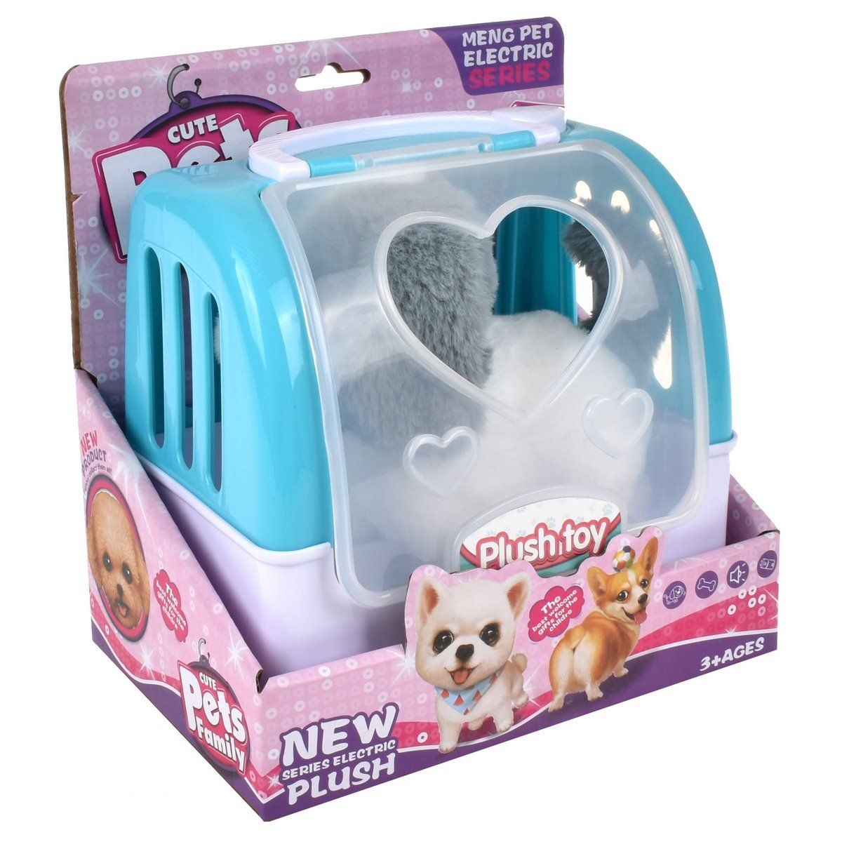 ANSALDO - Jaula Transportadora Perrito Caminador Con Sonido