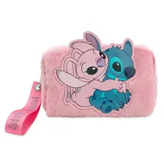 DISNEY - Neceser Peluche Stitch y Angel Amor y Suavidad