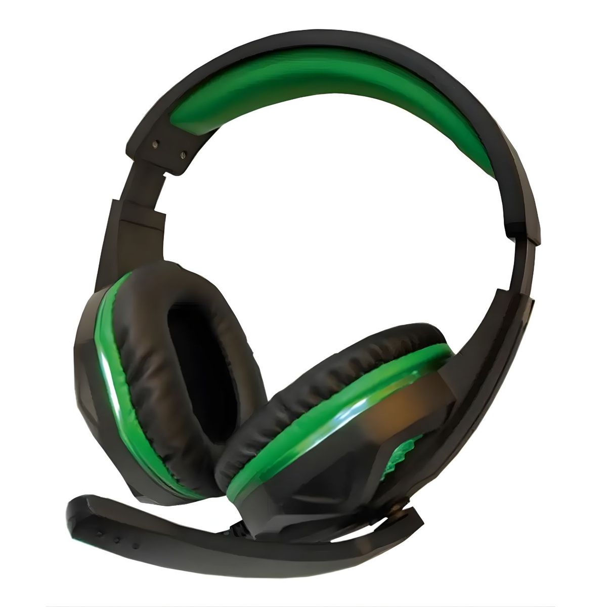 DGX - Audífonos Gamer DGX Green Soul Sonido Pro + Luz Verde - PS