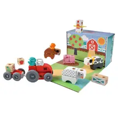 MELISSA & DOUG - Set De Bloques La Granja Melissa And Doug