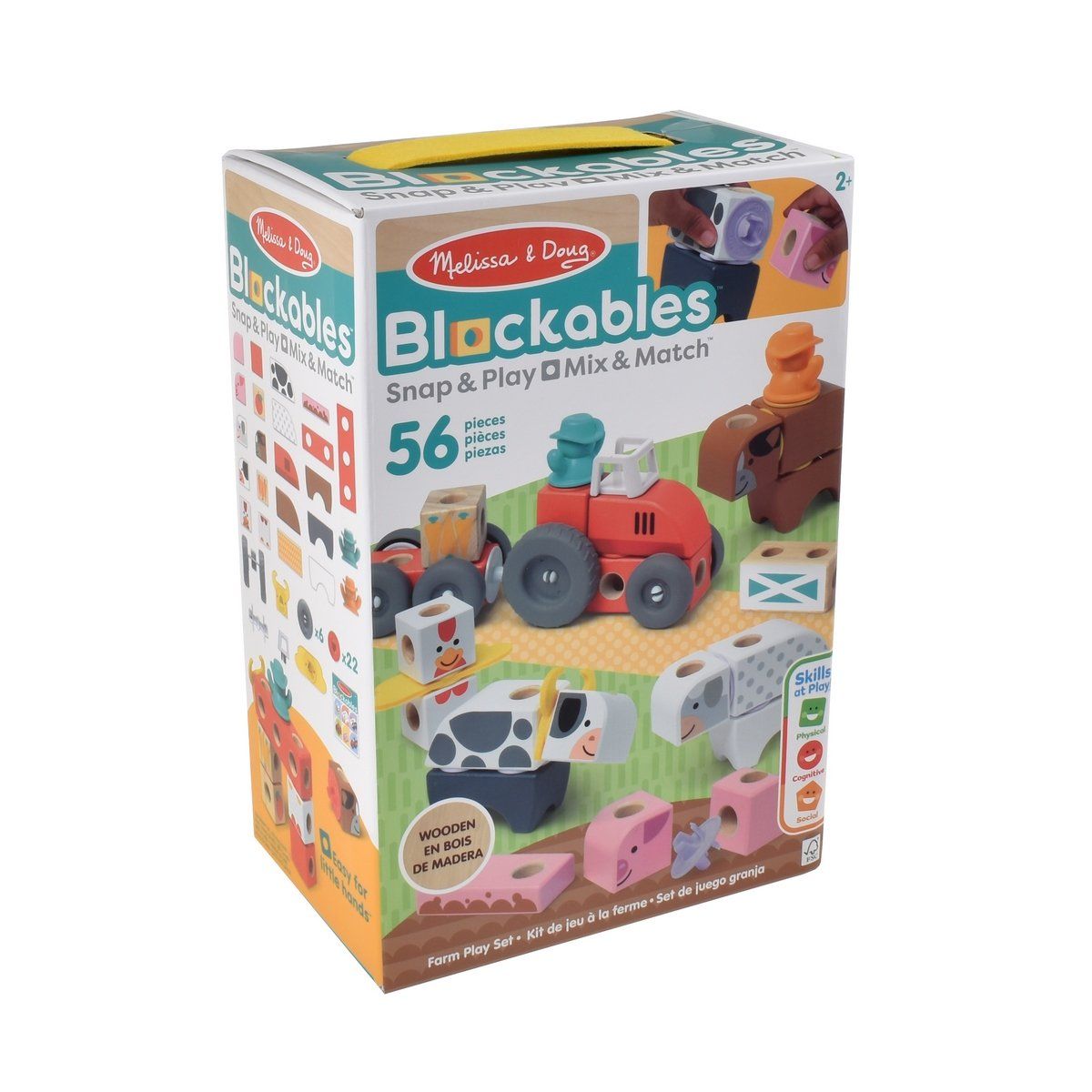 MELISSA & DOUG - Set De Bloques La Granja Melissa And Doug