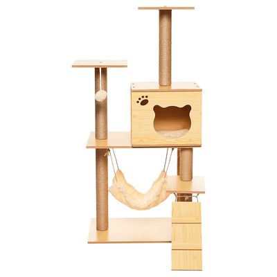 Imagen 2 del producto Torre Castillo y Rascador para Gatos Interactivo EC