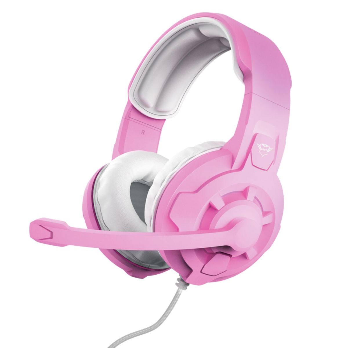 TRUST - Auriculares Gamer GXT 411P Rosado Sonido y Estilo Pro - PS