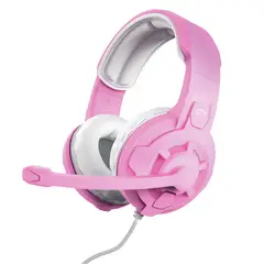 TRUST - Auriculares Gamer GXT 411P Rosado Sonido y Estilo Pro - PS