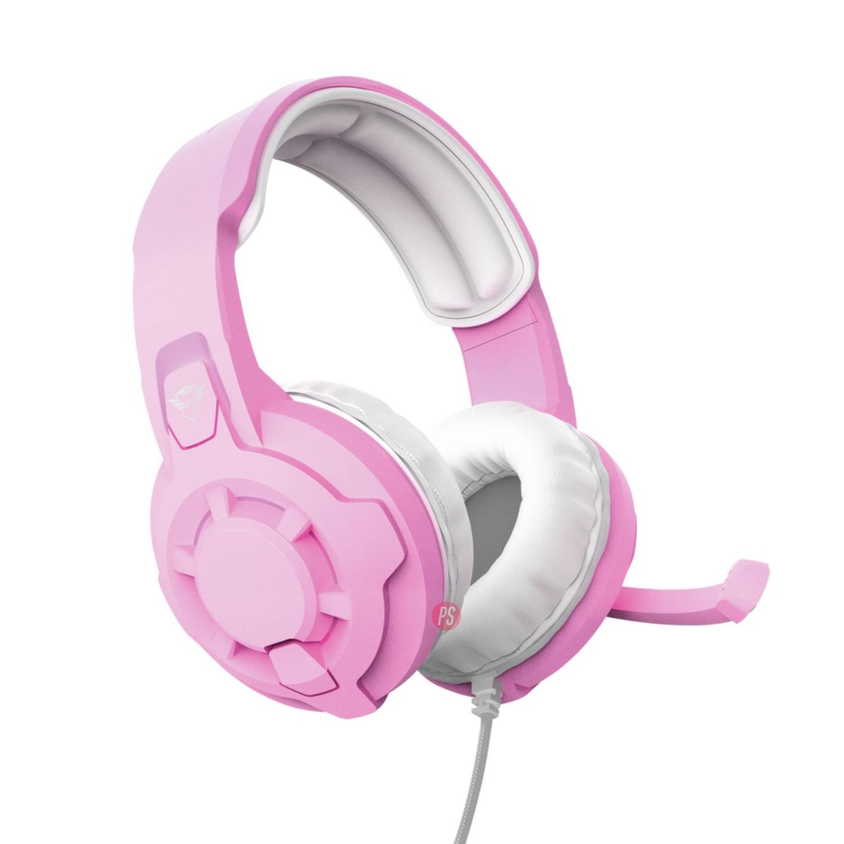 TRUST - Auriculares Gamer GXT 411P Rosado Sonido y Estilo Pro - PS