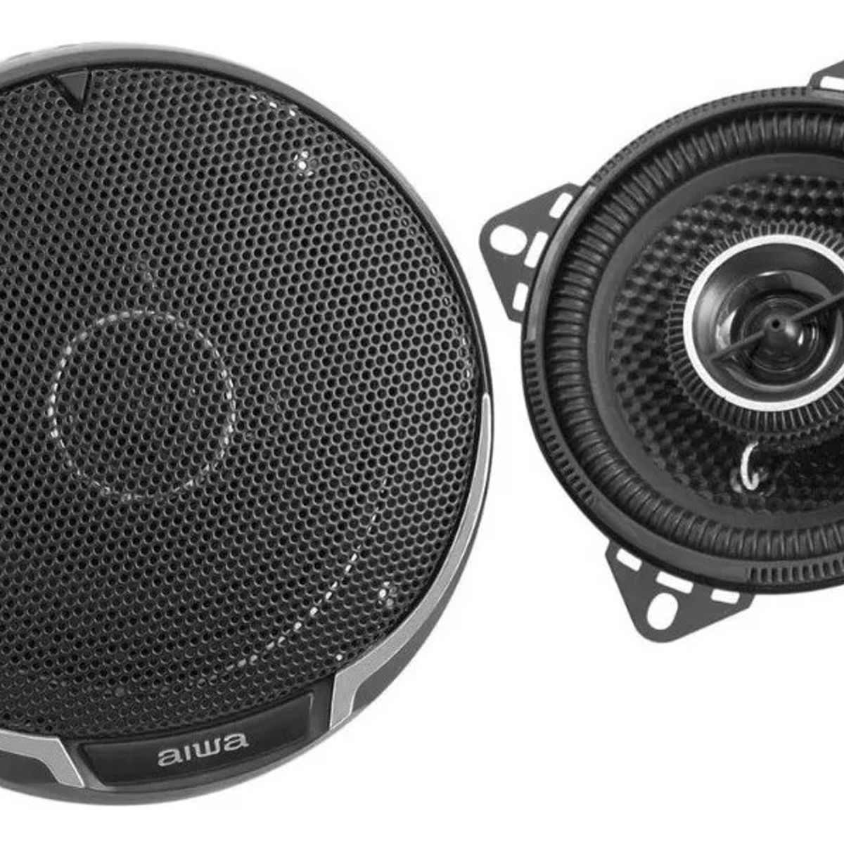 AIWA - Parlantes Auto Aiwa 2 Vías 100w 10cm Taw-1022 Color Negro Negro