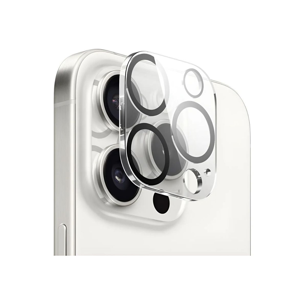 NUGLAS - Vidrio Protector Camara Para iPhone 15 Pro / Pro Max Nuglas