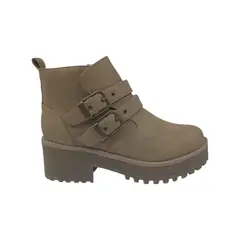HERIEL - Botín Camel Plataforma Mujer