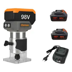 GENERICO - Fresadora Router 31000rpm 1/4 Inalambrica Con 2 Baterias