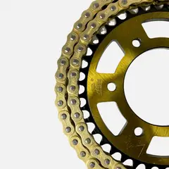 BAJAJ - Kit transmisión MOZUKI Dominar 250 520HO-120L 46T 14T DORADA