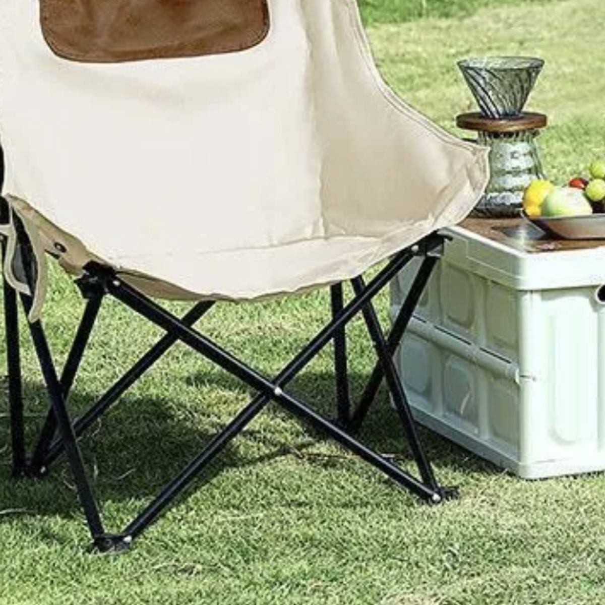 IDEEHOUSE - Silla Camping Pegable+ Bolso