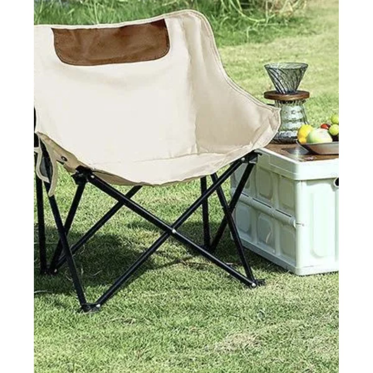 IDEEHOUSE - Silla Camping Pegable+ Bolso