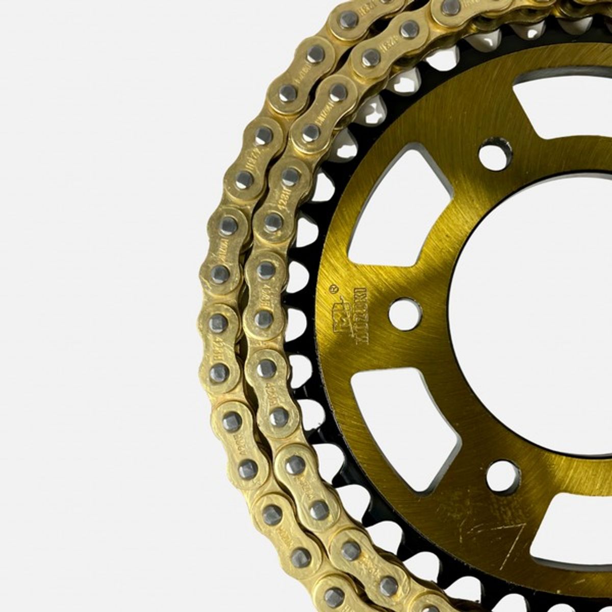 KTM - Kit transmisión Ktm 200 Duke 520HO-120L 42T 14T MOZUKI  DORADA