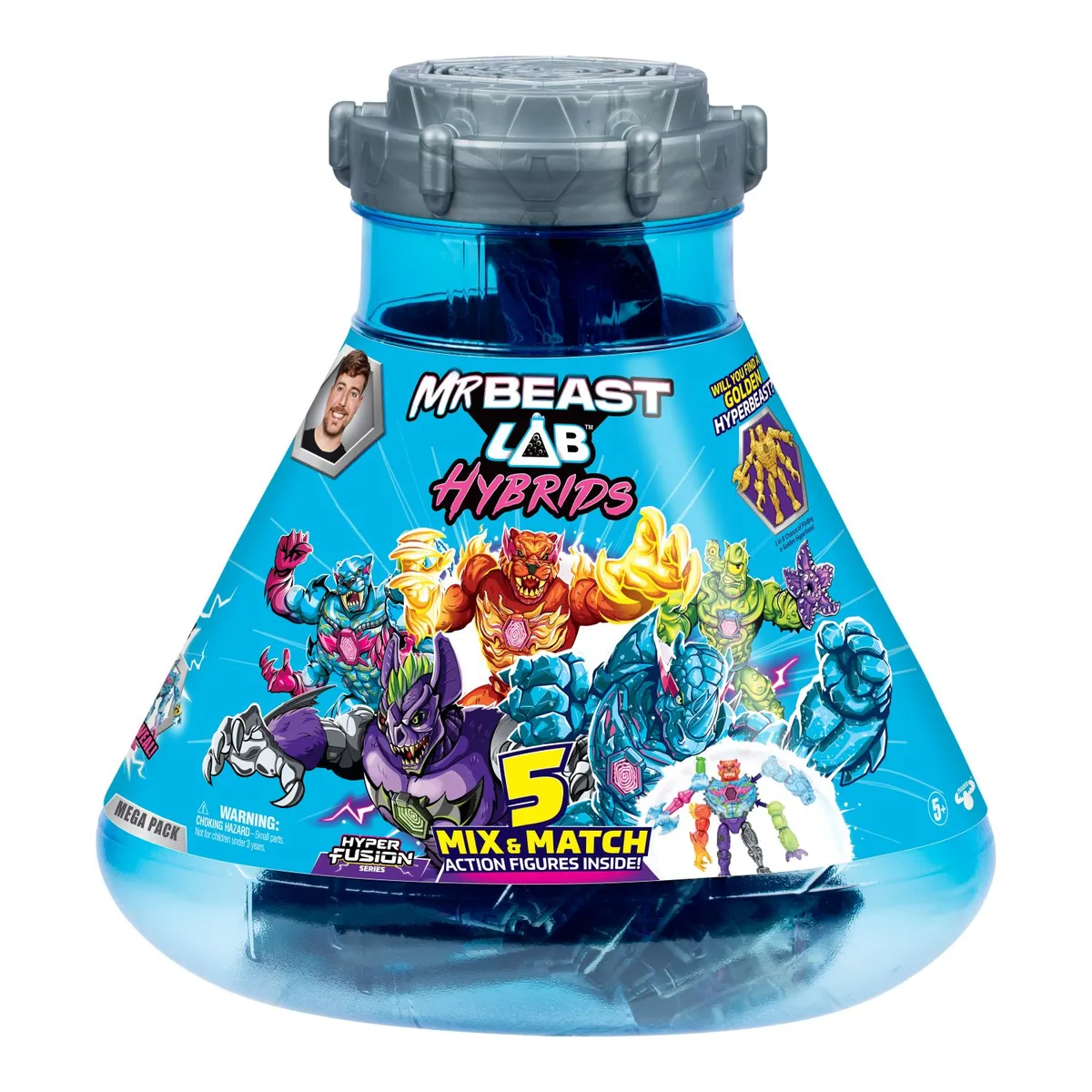 BOING TOYS - Mr Beast Lab Hybrids Megapack 5 Figuras De Acción