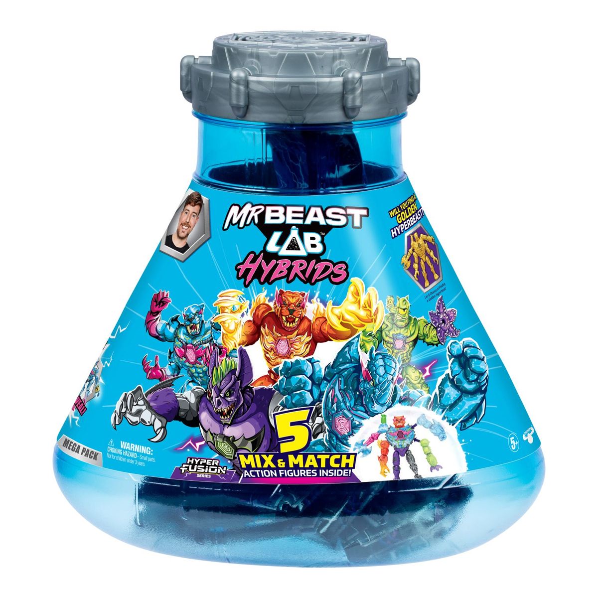 BOING TOYS - Mr Beast Lab Hybrids Megapack 5 Figuras De Acción