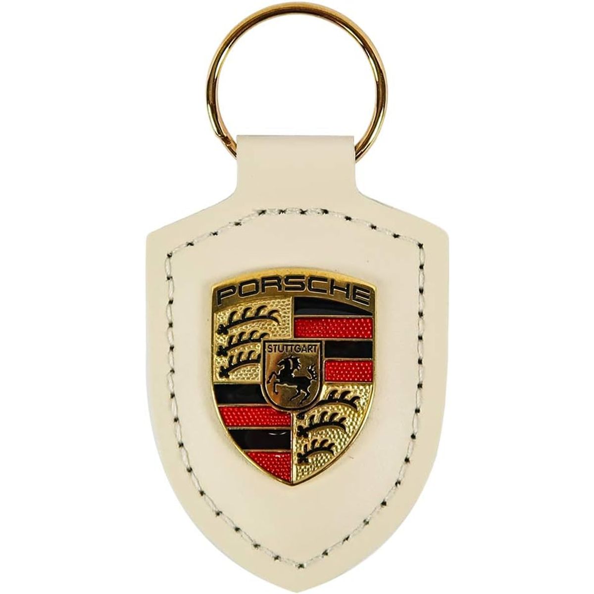 GENERICO - Llavero Para Porsche Cayenne Boxster Carrera Macan Panamera Blanco